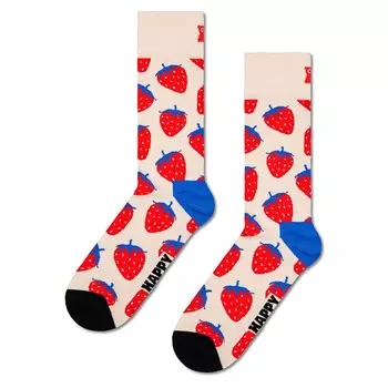 Носки Happy Strawberry Half long, разноцветный