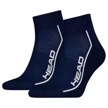 Носки Head 701229022 Quarter short 2 units, синий