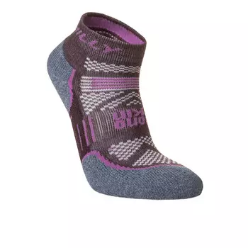 Носки Hilly Supreme Max Quarter, фиолетовый