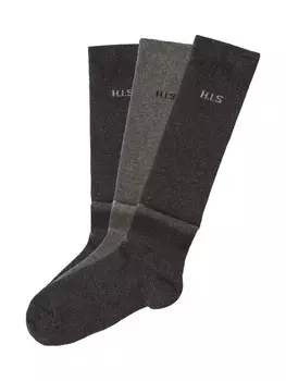 Носки HIS Kniestrmpfe, цвет anthrazit-grau