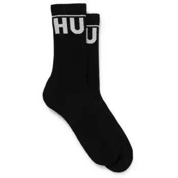 Носки HUGO Qs Rib Iconic Cc 10257965 2 units, черный