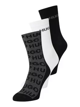 Носки HUGO Socks, черный/белый