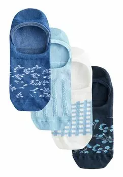 Носки INVISIBLE 4 PACK Next, синий