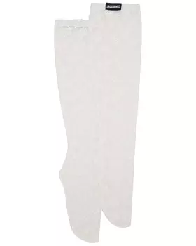 Носки Jacquemus Les Bas Dentell, белый