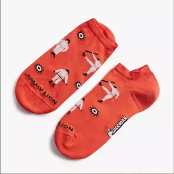 Носки Jimmy Lion Clockwork Orange Pattern short, оранжевый