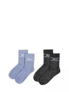 Носки Karl Lagerfeld Socks, цвет blue/grey