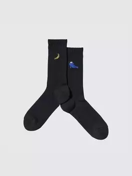 Носки kaws + warhol ut Uniqlo, черный