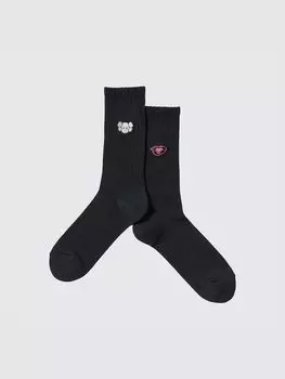Носки kaws + warhol ut Uniqlo, черный