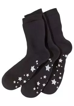 Носки LAVANA basic ABS, черный