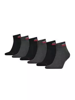 Носки Levis, цвет mid grey/black