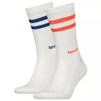 Носки Levis Sport Crew 2 шт, белый