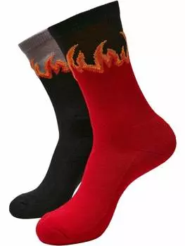 Носки Mister Tee, цвет red/black