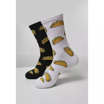 Носки Mister Tee Taco (2Pcs), белый