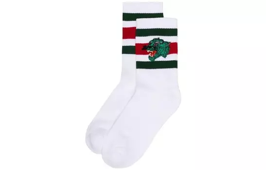 Носки мужские Gucci выше колена, белый