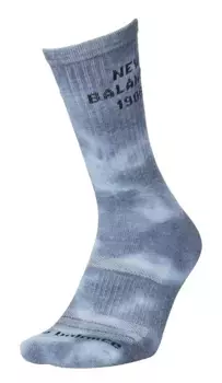 Носки New Balance Drip Dye Crew, 2 пары, зеленый/синий