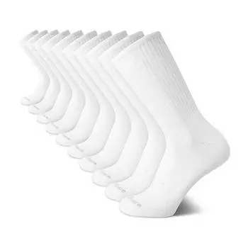 Носки New Balance Men's Athletic Arch Compression (10 пар), белый