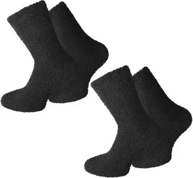Носки normani 2 шт Kuschel fr Damen und Herren, черный