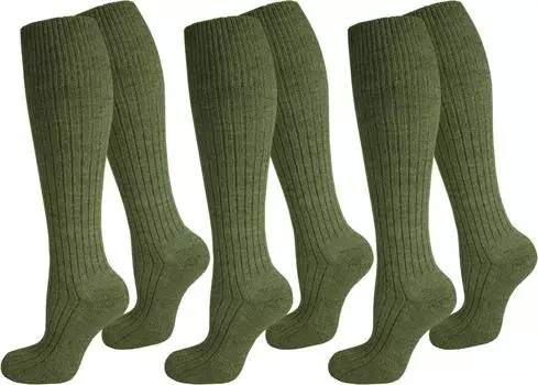 Носки normani 3 шт Outdoor Kniestrmpfe ARMY, оливковый