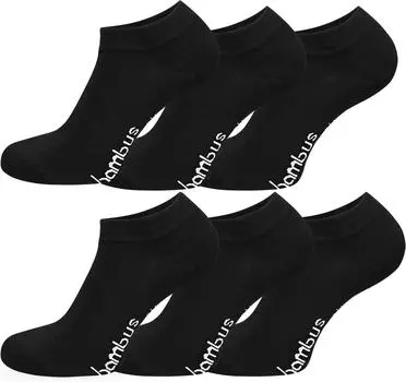 Носки normani 6 шт Bambus Gesundheits Sneakers, черный