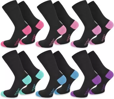 Носки normani 6 шт New Style, цвет Pink/Rosa/Flieder/Mint/Trkis/Lila