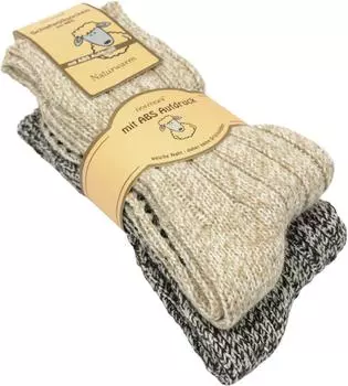 Носки normani Schafwolle, цвет Braun/Beige