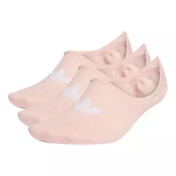 Носки originals low cut sock 3p logo socks 3 pairs pink Adidas, розовый