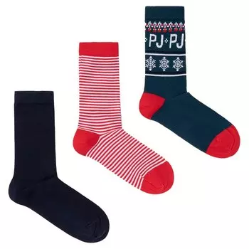 Носки Pepe Jeans Pj Logo Crew 3 шт, разноцветный