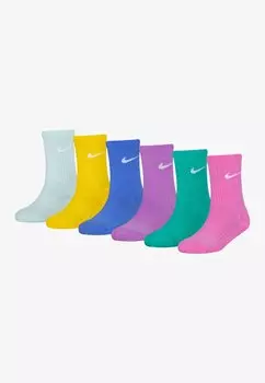 Носки PERFORMANCE BASIC CREW 6 PACK Nike Sportswear, цвет jade ice