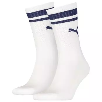 Носки Puma Heritage Stripe Crew 2 шт, белый