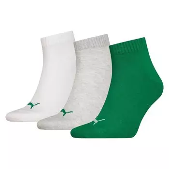 Носки Puma Quarter Plain 3 шт, разноцветный