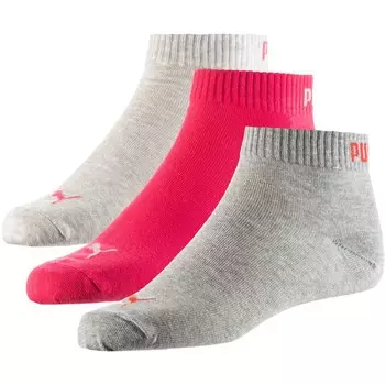 Носки Puma, серый/светло-серый/розовый