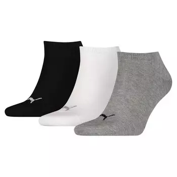Носки Puma Sneaker Plain 3 шт, разноцветный