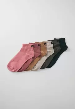 Носки QUARTER SOCKS 6 PACK UNISEX Fila, мультиколор