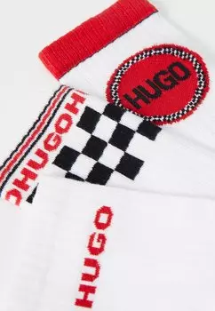 Носки RACING 3 PACK HUGO, белый