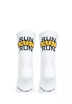 Носки RUN UNISEX CASUAL Pacific and Co, белый