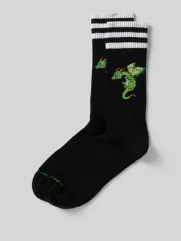 Носки с этикеткой Happy Socks, черный