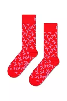 Носки с бантом Happy Socks, красный