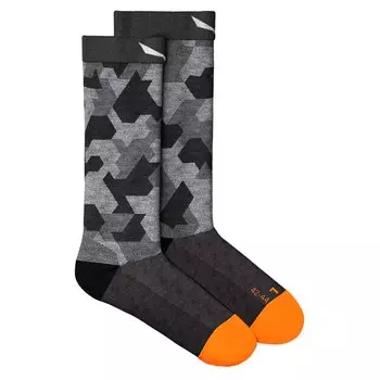 Носки Salewa Pedroc Camo, серый