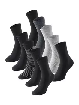 Носки SCHIESSER, цвет Grey/Black