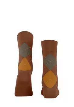 Носки SENSITIVE ARGYLE FALKE, коричневый