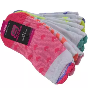 Носки Skechers 3D Heart Low Cut 6 Units, разноцветный