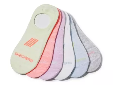 Носки Skechers Space-Dye 6 шт, мультиколор