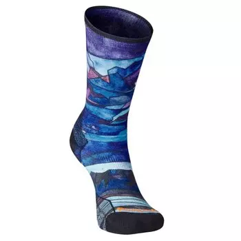 Носки Smartwool Athlete Edition Run Print Crew, синий