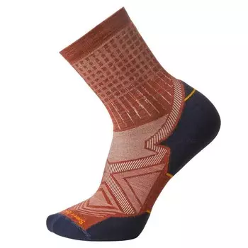 Носки Smartwool Run Targeted Cushion Pattern Mid Crew, оранжевый