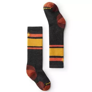 Носки Smartwool Wintersport Full Cushion Stripe OTC Kids Long, черный