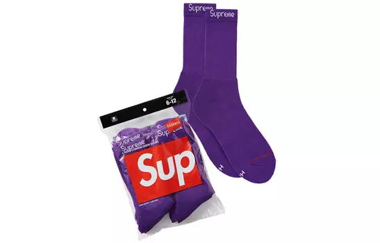 Носки Supreme унисекс 4 шт, фиолетовый