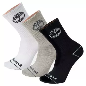 Носки Timberland Bowden Fc Tree Logo Crew 3 шт, разноцветный
