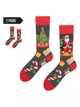 Носки TODO SOCKS, цвет rot/grn