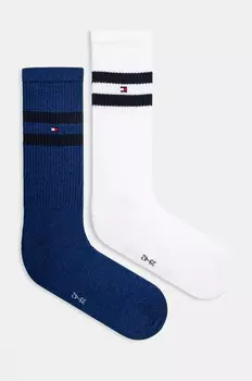 Носки Tommy Hilfiger, 2 пары, темно-синий
