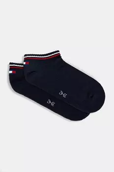 Носки Tommy Hilfiger, 2 пары Tommy Jeans, темно-синий
